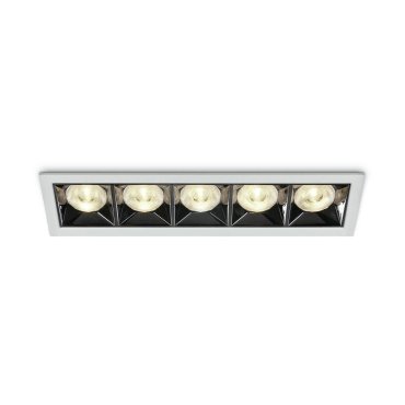 ONE Light Mirror Square Boxes - inbouwspot - 207 x 54 mm, 200 x 45 mm inbouwmaat - 20W LED incl. - wit