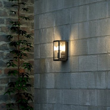 Nordlux Luchy - buiten wandverlichting - 12 x 11 x 22,7 cm - IP44 - zwart