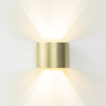 Artdelight Gyro - wandlamp - 9,7 x 13 x 11,2 cm - mat goud