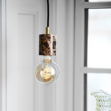 Nordlux Siv - hanglamp - Ø 6 x 280 cm - bruin