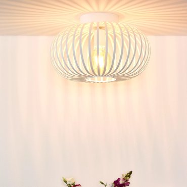 Lucide Manuela - plafondverlichting - Ø 40 x 23 cm - wit