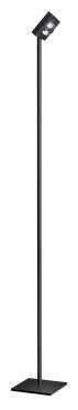 ETH Jake - vloerlamp - 18 x 18 x 140 cm - 3 stappen dimbaar - 10W LED incl. - zwart