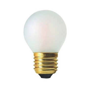 Daylight Italia Satin LED Lamp - Ø 4,5 x 8 cm - E27 - 4,5W dimbaar - 2700K - satijn wit