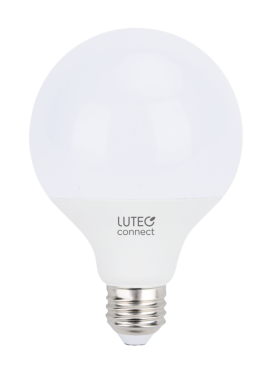 Lutec Smart LED lamp - Lutec Connect - Ø 9,5 x 14,2 cm - E27 - 10,5W - dimfunctie en instelbare lichtkleur via app - RGB+W