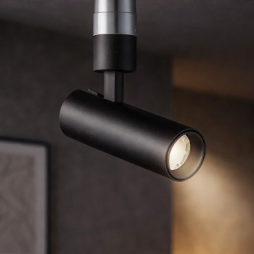Nova Luce Imagine - opbouwspot - Ø 4 x 11 cm - 6W LED incl. - zwart