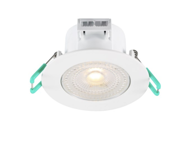 Sylvania Start Eco Spot - inbouwspot - Ø 87 mm, 74 mm inbouwmaat - 5W LED incl. - IP44 - wit