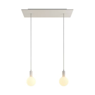Creative Cables - hanglamp 2L - 67,5 x 120 cm - wit