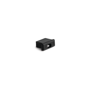 KLUS MICRO-ALU-OTW - open eindkapje - zwart