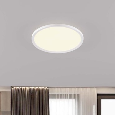Nova Luce Aoton - plafondlamp - Ø 40 x 5 cm - 35W dimbare LED incl. - zandwit