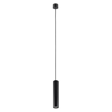 VK Lighting Edelle - hanglamp - Ø 5,6 x 183 cm - zwart