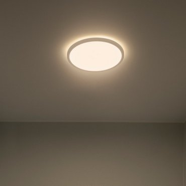Nordlux Oja - plafondverlichting - Ø 29,4 x 2,3 cm - 3 stappen dimmer (2700K) - 18W LED incl. - wit