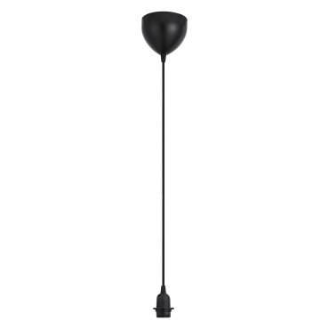 Nordlux Delux - hanglamp - Ø 12,4 x 200 cm - zwart