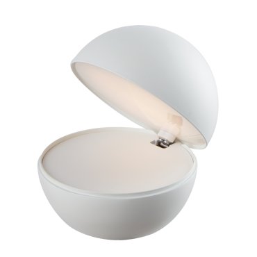 VK lighting Poke - tafellamp - Ø 12 x  10,8 cm - 2,2W led incl. - wit