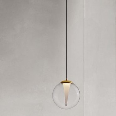 Nova Luce Galeo - hanglamp - Ø 22 x 209 cm - 7W dimbare LED incl. - zandgoud