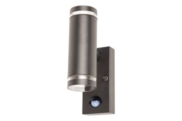 Integral LED Malaga - buiten wandlamp met bewegingssensor - 6,8 x 11,6 x 21,6 cm - IP54 - antraciet