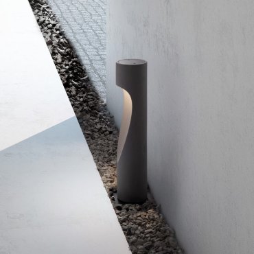 Nova Luce Nodino - tuinpaal - Ø 18 x 50 cm - 6W LED incl. - IP65 - grijs