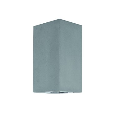 Nova Luce Fuento - buiten wandverlichting - 8,6 x 10 x 18 cm - IP65 - grijs