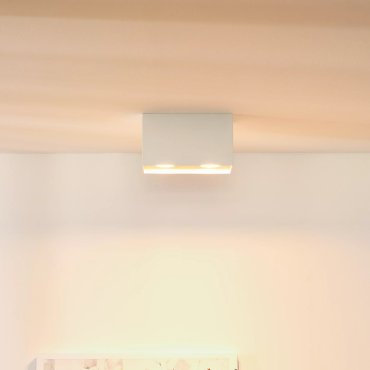 Lucide Bodi 2 - opbouwspot - 16,5 x 8,25 x 9,5 cm - wit