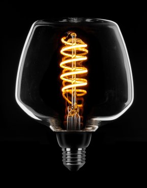ETH LED Spiral Deco - E27 - 3 stappen dimbaar - 7W  - transparant