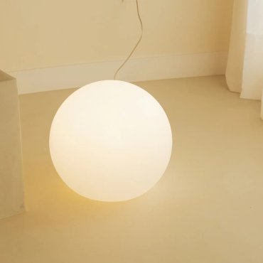 New Garden Buly 30 - tafel/vloerlamp met kabel - Ø 30 x 26,5 cm - 7W LED incl. - doorschijnend limoen