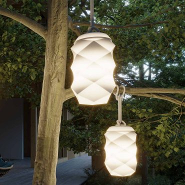 New Garden Bita - oplaadbare lamp op afstandsbediening - Ø 17,8 x 30 cm - incl. LED - IP65 - beige - RGB + witte lichtkleur