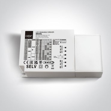 ONE Light - DALI &amp; push to DIM LED-driver – 11,9 x 2,7 x 6,7 cm - 230V