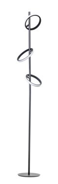 ETH Jaimy - vloerlamp - Ø 20 x 138 cm - 18W dimbare LED incl. - zwart