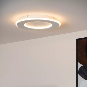 Lucide Axelle - plafondverlichting - Ø 39,6 x 4,6 cm - 24W LED incl. - 3 StepDim - wit