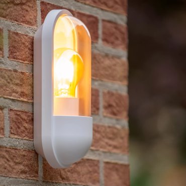 Lucide Capsule - buiten wandverlichting - 8,8 x 9,6 x 24 cm - IP54 - wit