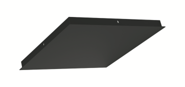 Artdelight Plate - plafondplaat uitbreidbaar tot 7 lampen - 45 x 45 x 3 cm - zwart