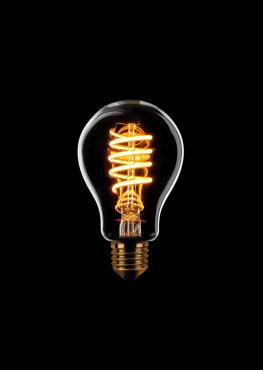 ETH Standard Spiral LED Filament - E27 - 7W - 3 stappen dimbaar - 2200K - goud