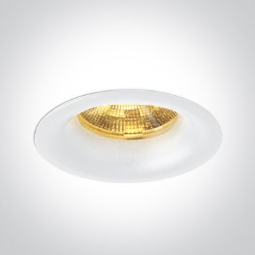 ONE Light Recessed Spots Fixed LED - inbouwspot - Ø 44 mm, Ø 38 mm inbouwmaat - 3W dimbare LED incl. - wit