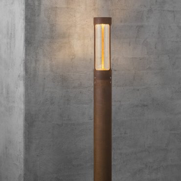 Nordlux Helix - tuinpaal - Ø 15 x 80 x 8 cm - IP44 - corten