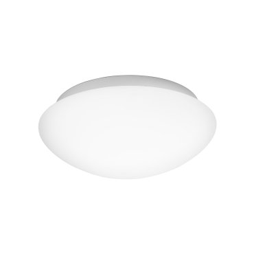 Nova Luce Brest - plafondlamp badkamer - Ø 38 x 13 cm - IP44 - wit