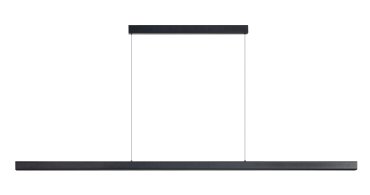 ETH Lyne - hanglamp - 180 x 4,5 x 200 cm - 48W dimbare LED incl. - zwart