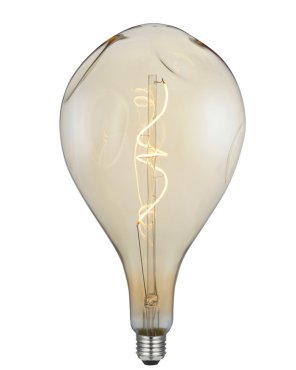 Daylight Italia Bumped LED lamp - Ø 16,5 x 30 cm - E27 - 5W dimbaar - 1800K - amber