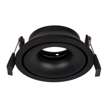 Nova Luce Enzo - inbouwspot - Ø 105 mm, Ø 100 mm inbouwmaat - zwart