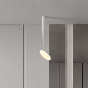 Nova Luce Ekei - plafondlamp - Ø 20 x 55 cm - 14W LED incl. - zandwit