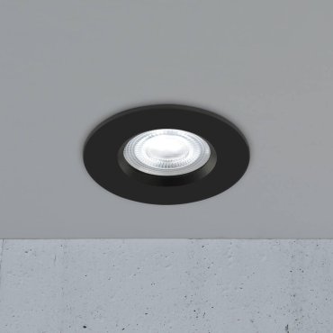 Nordlux Smart Don - inbouwspot - slimme verlichting - Ø 85 mm, Ø 72 mm inbouwmaat - 4,7W LED incl. - IP65 - zwart