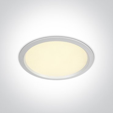 ONE Light Downlights Fixed LED - inbouw plafondverlichting - Ø 220 mm, Ø 205 mm inbouwmaat - 30W LED incl. - IP44 - wit