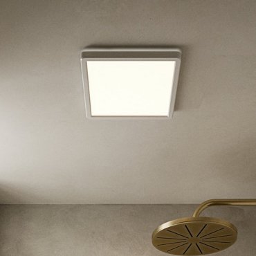 Nordlux Oja - plafondverlichting - 29,4 x 29,4 x 2,3 cm - 3 stappen Moodmaker SceneSelect functie - 14,5W LED incl. - wit