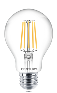 Century Italia Incanto - Ø 7,5 x 14 cm - E27 - 16W niet dimbaar - 4000K - transparant