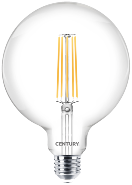 Century Italia LED filament lamp - Ø 12,5 x 17 cm - E27 - 16W niet dimbaar - 2700K - transparant