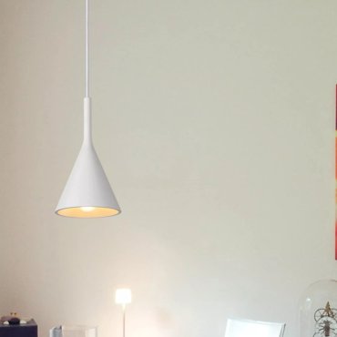 Lucide Gipsy V - hanglamp - Ø 16,5 x 130 cm - wit