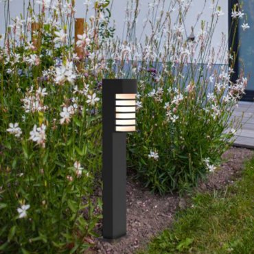 Lutec Fulton - tuinpaal - 16 x 17 x 75 cm  - IP54 - zwart