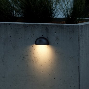 Nordlux Scorpius - buiten wandverlichting - 20 x 10 cm - IP44 - zwart
