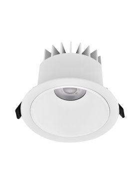 Nova Luce Brady - inbouwspot - Ø 14 x 9 cm - Ø 130 mm inbouwmaat - 20W LED incl. - IP67- wit
