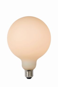 Lucide LED lamp - Ø 12,5 x 17,5 cm - E27 - 8W - 3 Stepdim - 2700K tot 2200K - Opaal