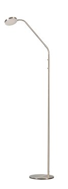 ETH Duuk - vloerlamp -  Ø 11,5 x 166 cm - 8W dimbare LED incl. - dim to warm - metallic