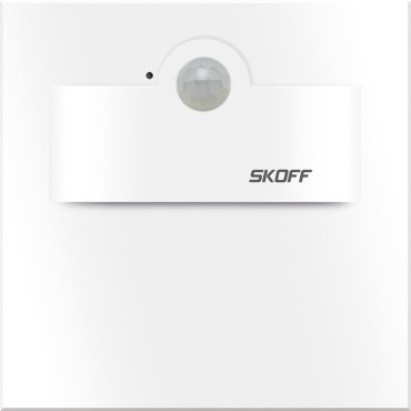 Skoff Tango Short LED - inbouw wandverlichting met bewegingsmelder - 73 x 73 mm - 230V - wit - 3000K